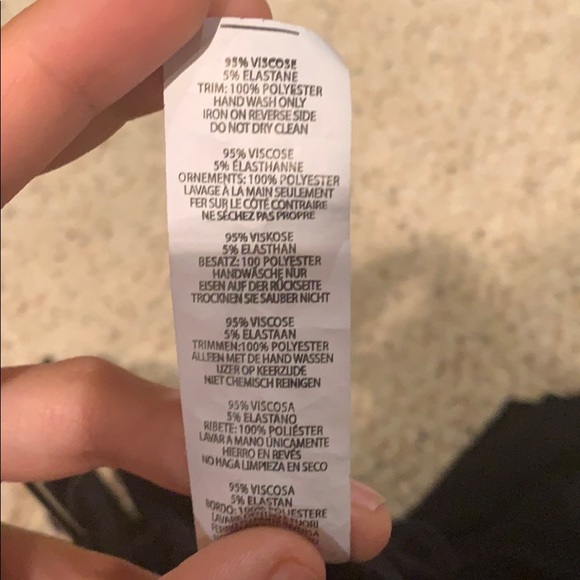 Black deep-v body suit - Picture 4 of 4